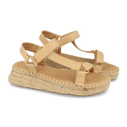 Sandalia de Yute con Velcro