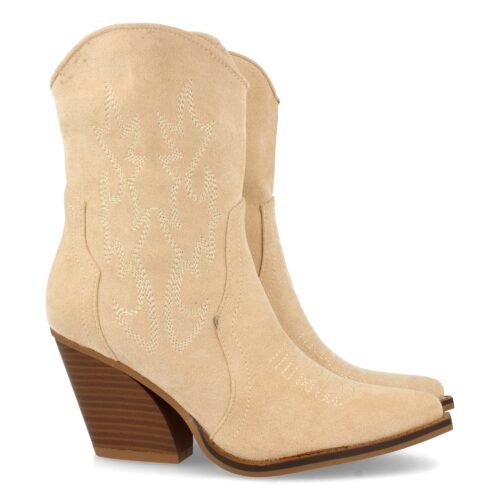Botin de Tacon Campero con Cremallera