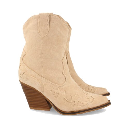 Botin de Tacon Cubano y Cremallera