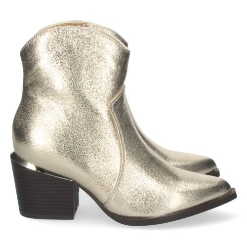 Botin de Tacon con Detalle y Cremallera