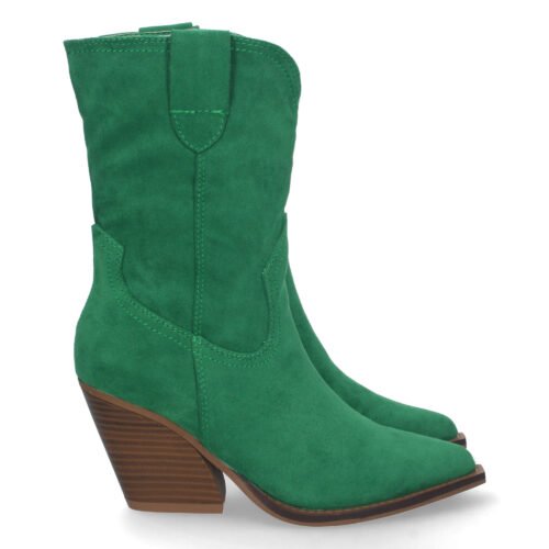 Botin de Tacon Campero con Cremallera