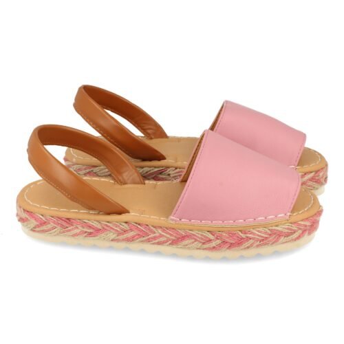 Sandalia Plana con Yute Multicolor
