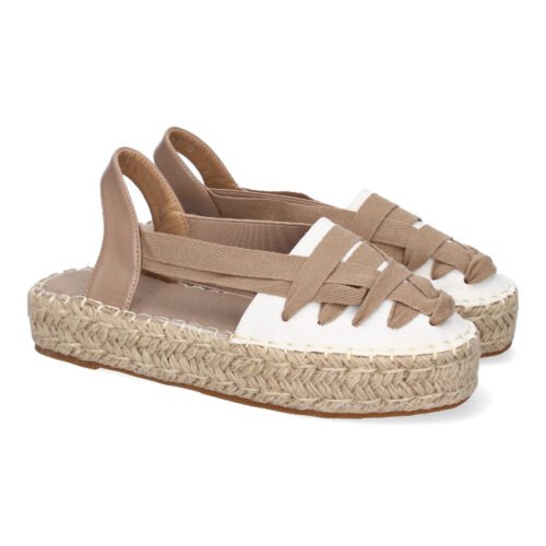 Alpargata Plana Estilo Valenciana para Mujer con Yute, Comodas y Elegantes, Diseño Moderno con Cintas