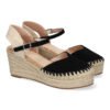 Sandalia de Cuña de Yute para Mujer, Comodas y Elegantes con Detalles Trenzados
