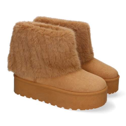 Botin Australiano de Plataforma para Mujer, Comodos y Calentitos, Forrados con Pelo