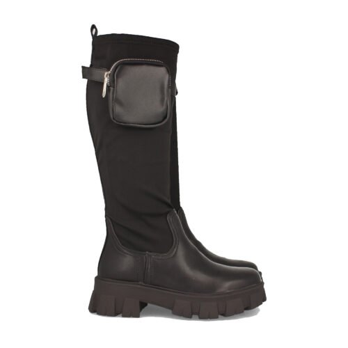 Bota de Plataforma con Bolso