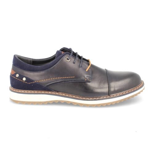 Zapato Caballero Plano con Cordoneras