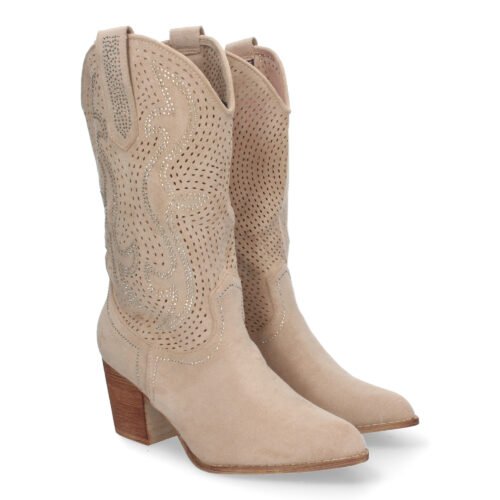 Bota Campera de Mujer con Tacón Cómodo