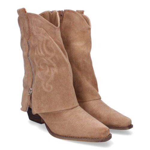 Botas de Tacón para Mujer, Estilo Cowboy Polaina, Comodas y Elegantes