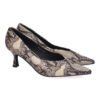 Zapatos de Salón Tacón Fino para Mujer, Estampado de Serpiente