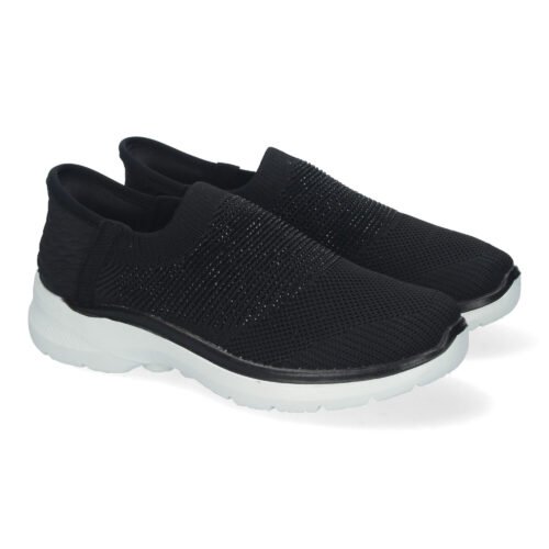 Zapatillas Deportivas de Mujer, Planas, Cómodas Material Elastico