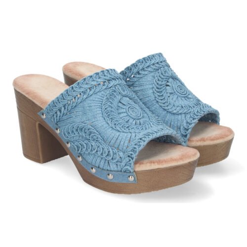 Zueco de Tacon Alto para Mujer, Comodo
