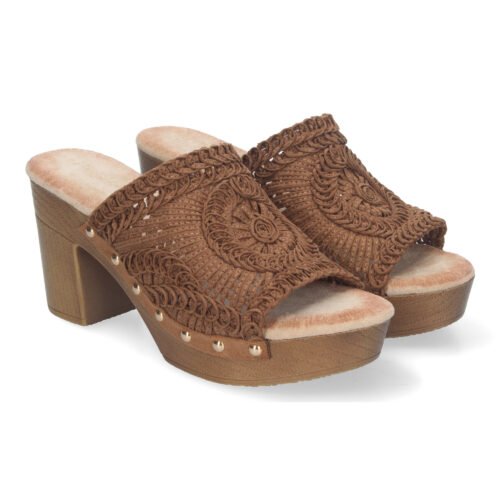 Zueco de Tacon Alto para Mujer, Comodo