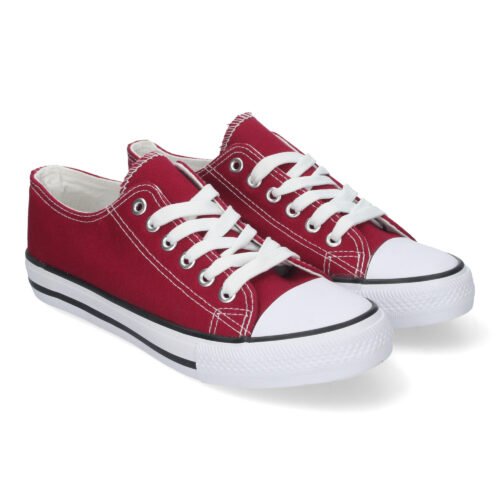 Zapatilla Plana de Mujer, Comoda, con Material de Lona