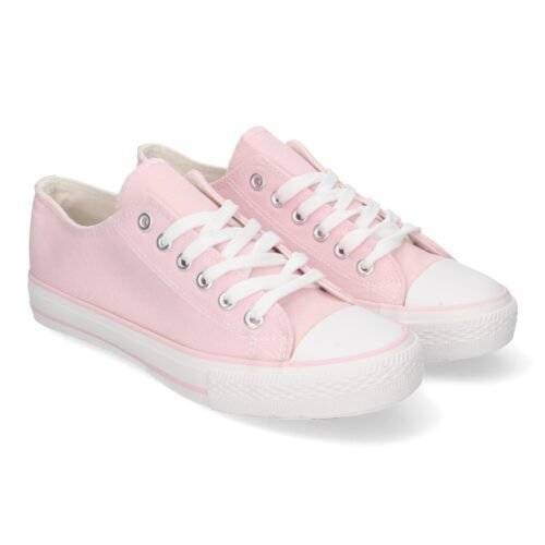 Zapatilla Plana de Mujer, Comoda, con Material de Lona