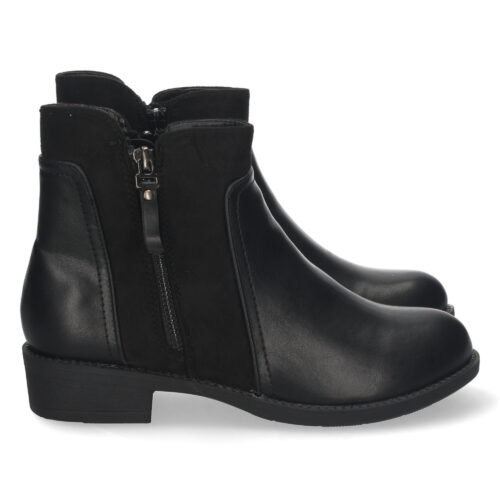 Botin de Tacon Bajo con Cremallera