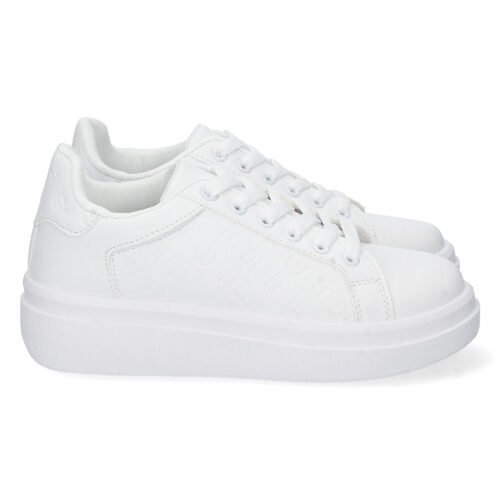 Zapatilla Plana con Grabado y Cordones