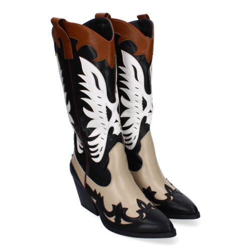 Botas de Tacón para Mujer, Estilo Cowboy, Comodas y Elegantes