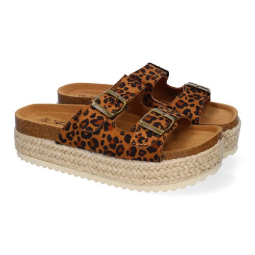 Sandalia de Plataforma para Mujer, Cómodas y Elegantes, Forradas de Yute