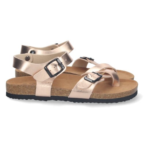 Sandalia Bio Plana con Hebillas