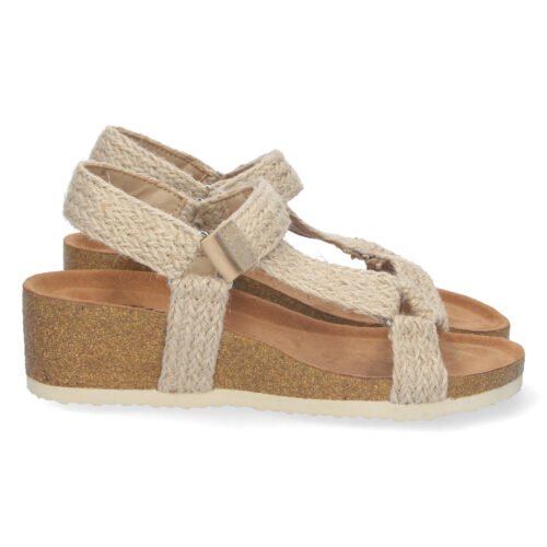 Sandalia Bio de Cuña con Velcro