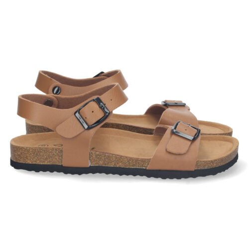 Sandalia Bio Plana con Hebillas