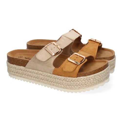 Sandalia de Plataforma para Mujer, Cómodas y Elegantes, Forradas de Yute