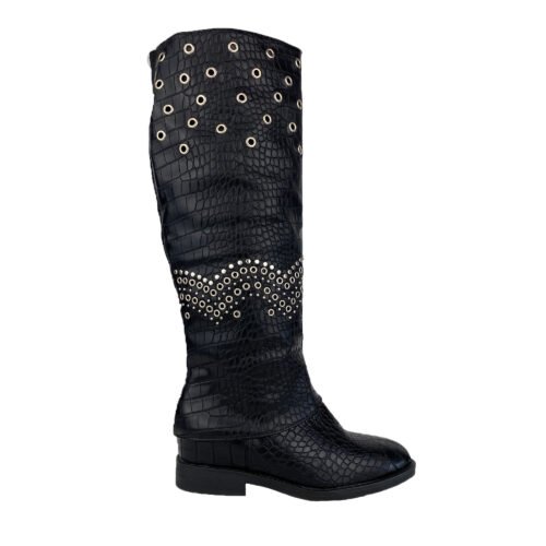Bota de Cocodrilo con Cremallera