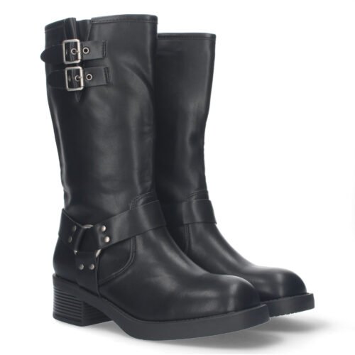 Bota motera para mujer