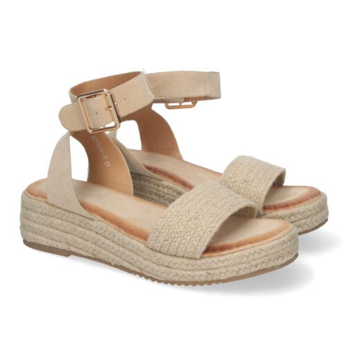 Sandalias de Yute, para Mujer, Elegantes y Cómodas