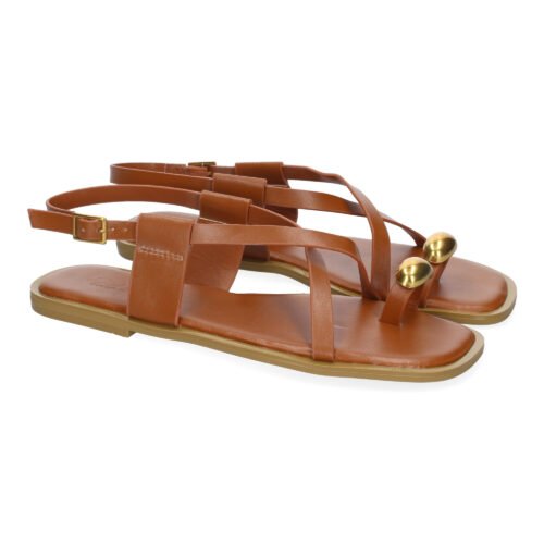 Sandalias Planas de Mujer, Diseño Comodo y Elegante con Cierre de Hebilla Ajustable