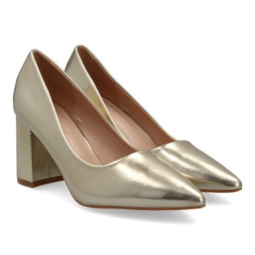 Zapato de Tacon para Mujer, Comodo, Estilo Salon, con Punta Fina