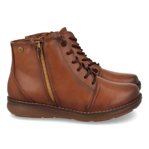 Botin Plano con Cremallera y Cordon