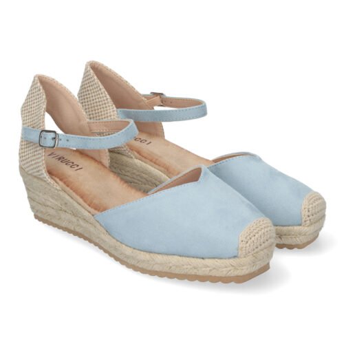 Sandalia de Cuña para Mujer, Cómodas y Elegantes, Forradas de Yute