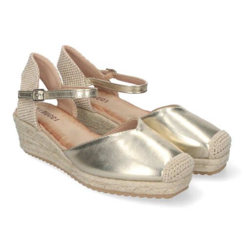 Sandalia de Cuña para Mujer, Cómodas y Elegantes, Forradas de Yute