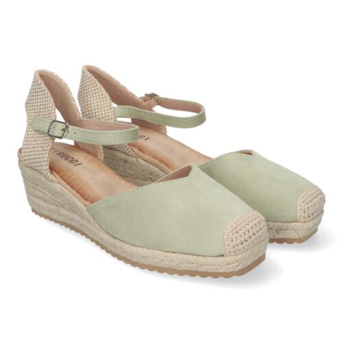 Sandalia de Cuña para Mujer, Cómodas y Elegantes, Forradas de Yute