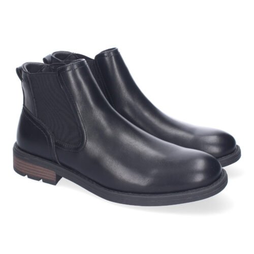 Botines de Hombre Elegantes, Diseño Moderno con Punta Redonda, Comodos