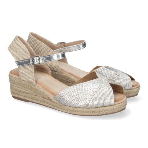 Sandalias de Cuña para Mujer, Elegantes con Puntera Abierta