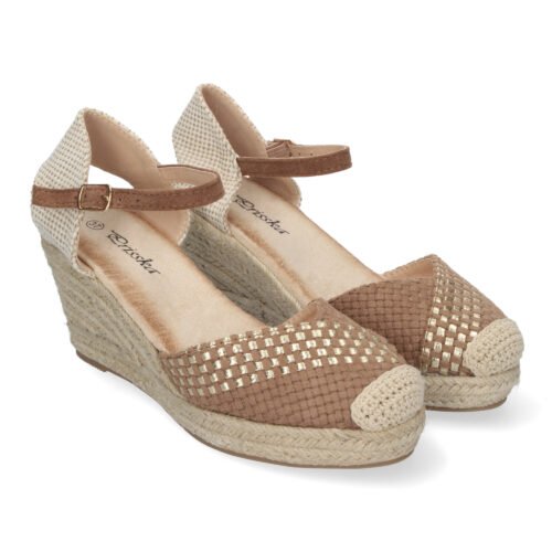 Alpargata de Cuña de Yute para Mujer, Cómodas y Elegantes