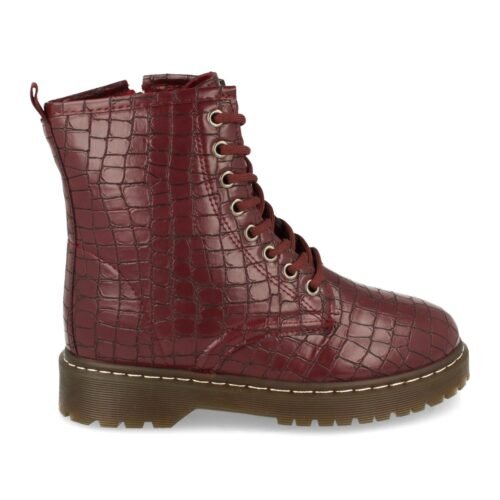 Botin de Mujer con Grabado de Cocodrilo