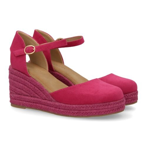 Sandalia de cuña de yute para mujer, comodas y elegantes diseño moderno con el yute en el mismo tono